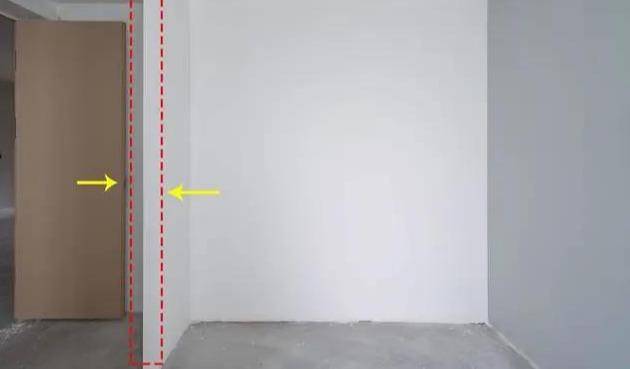再装衣柜都学学吧,侧边砌堵5公分薄墙,隐形漂亮多少人都想不到