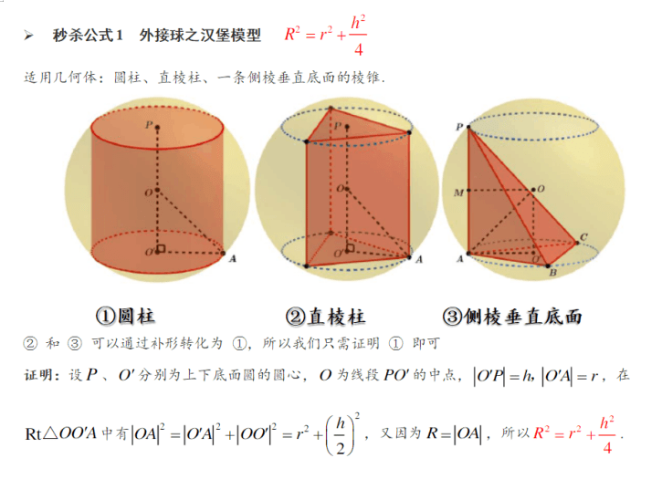 北大博士揭秘,高中数学:外接球秒杀绝世秘籍一