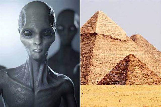 金字塔壁画外星人图片