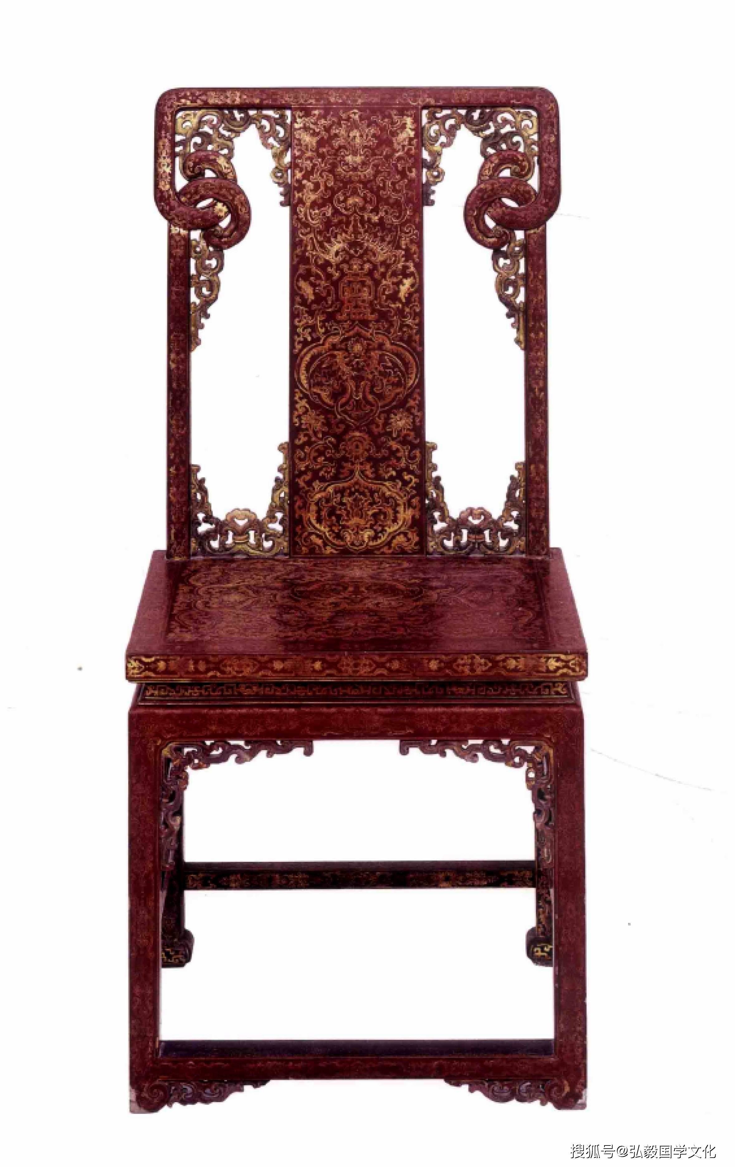 故宫文化藏品之描金漆家具,宫廷用品就是这么奢华