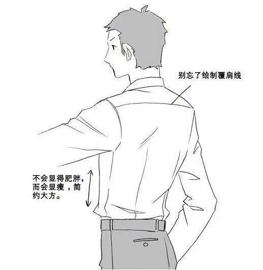 动漫男士西装怎么画?_手机搜狐网
