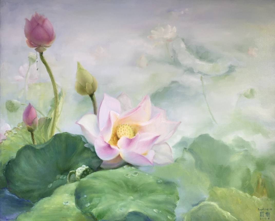 走进黄紫云的艺术世界,探寻油画中的东方禅意