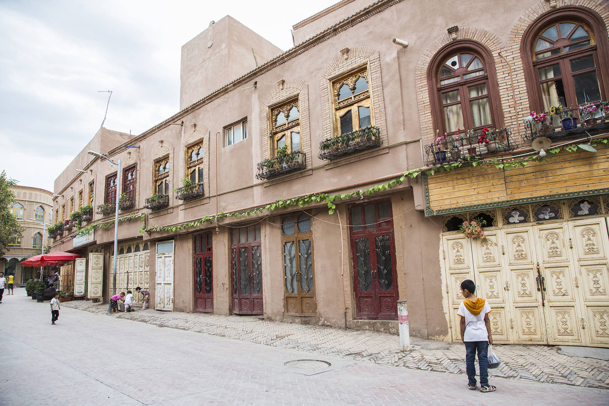 喀什老城街道图片
