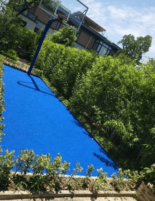 上海市奉贤区海湾镇招商海廷别墅塑胶迷你篮球场