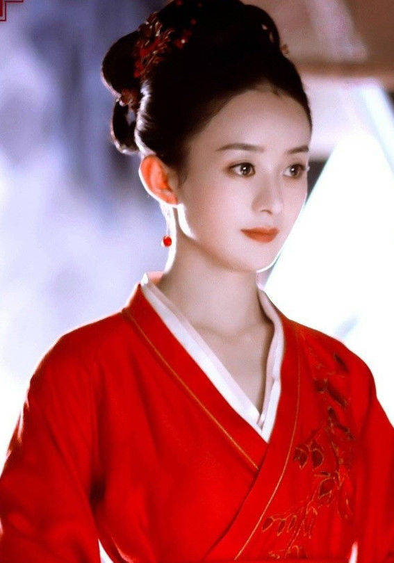 5位紅衣古裝美人,本以為鞠婧禕已經夠驚豔,看到她:一眼萬年_紅色