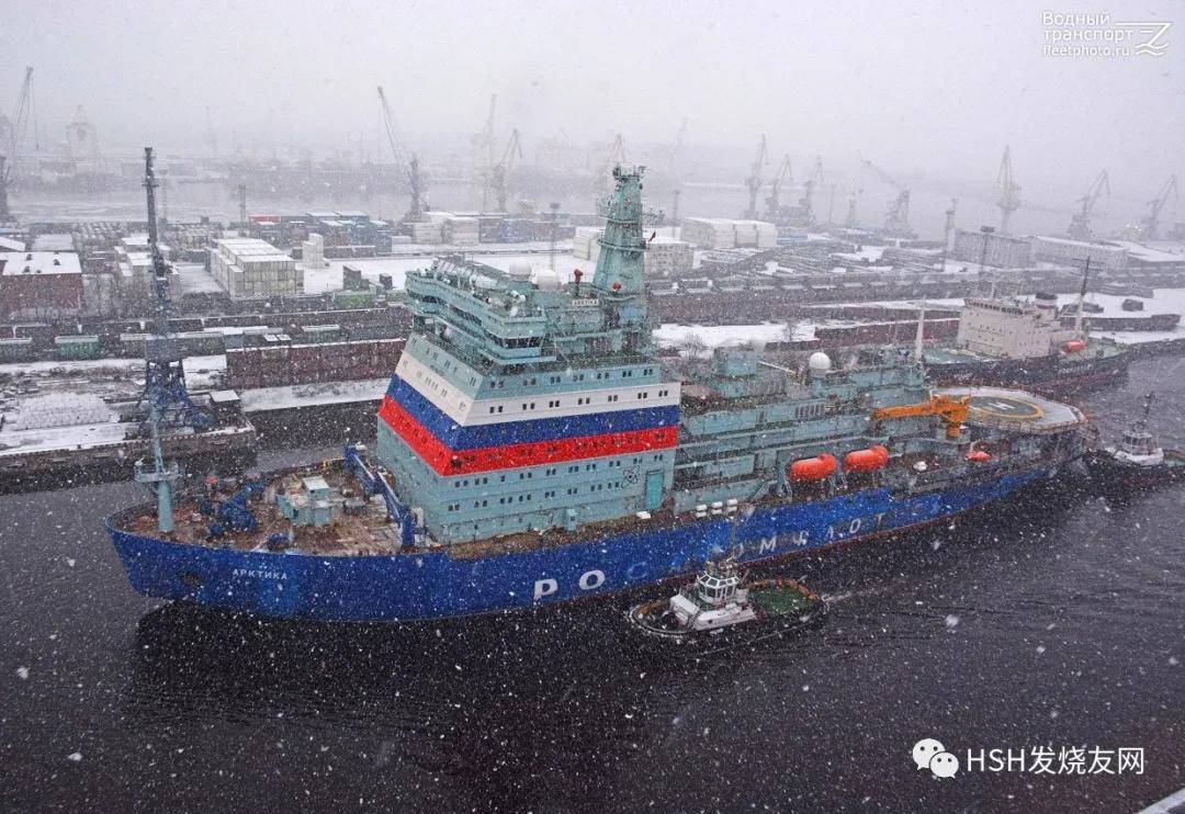 俄罗斯"冰海巨兽"-22220型核动力破冰船恢复试航