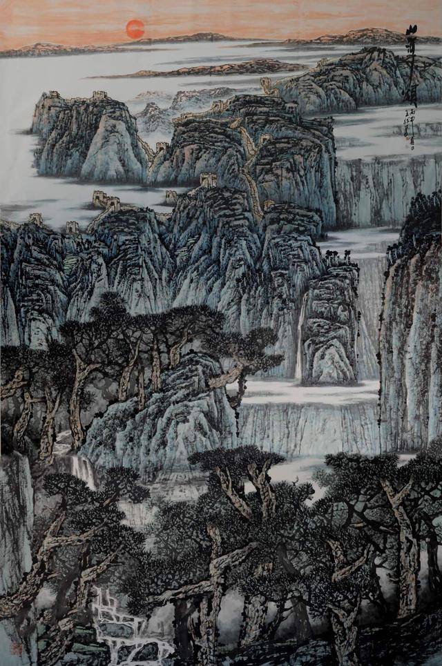 山水画家王斌磅礴大气意蕴悠远