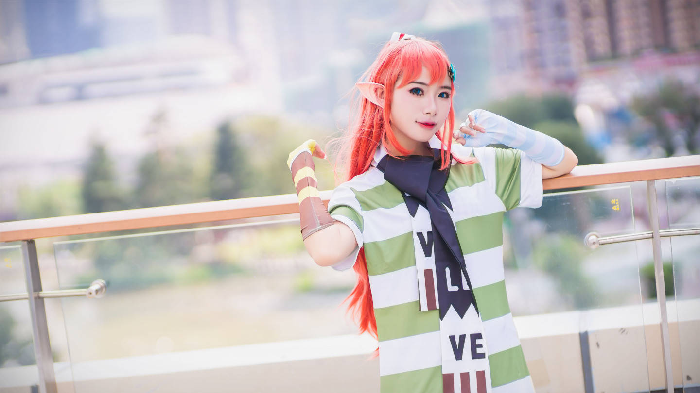 每日图鉴大赏,《凹凸世界》艾比cos,我不准你离开我!