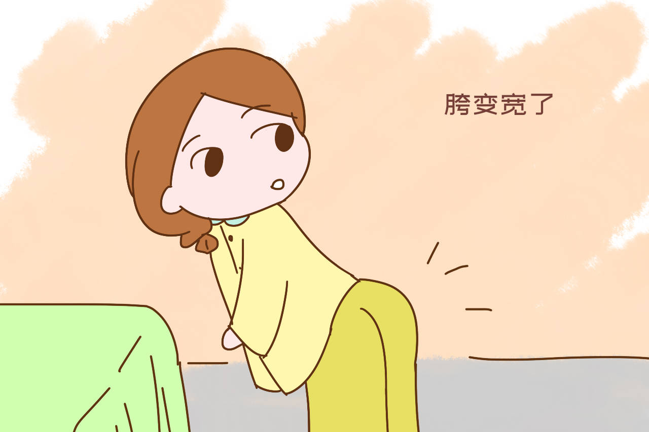 毕竟孕期被撑大数倍的肚子要变回正常,是需要一个恢复过程的.