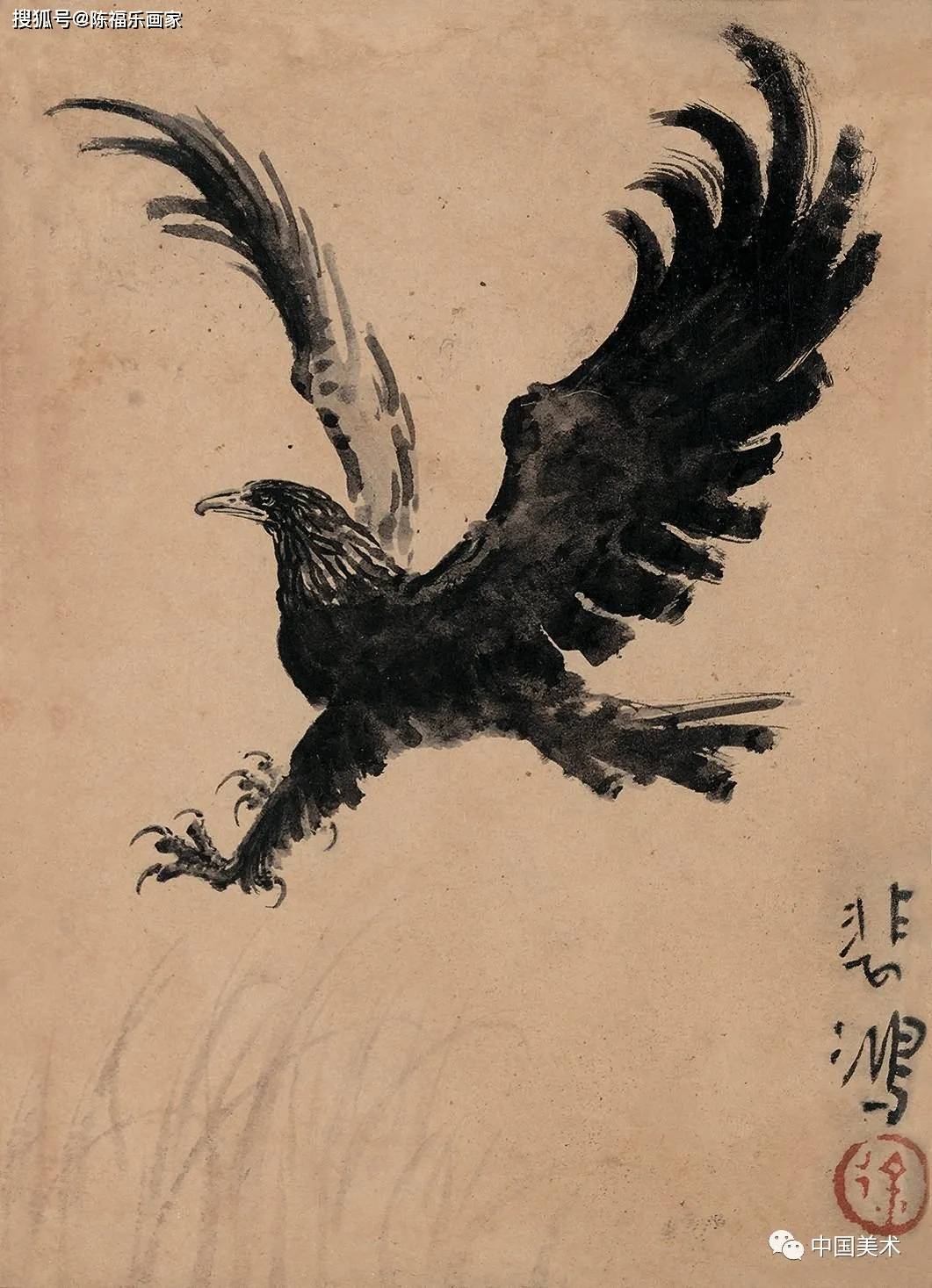 徐悲鸿画禽鸟(高清80幅)