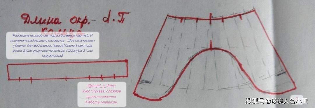 时装|俊美人台小董/6款时装袖子制版教程有纸样参考