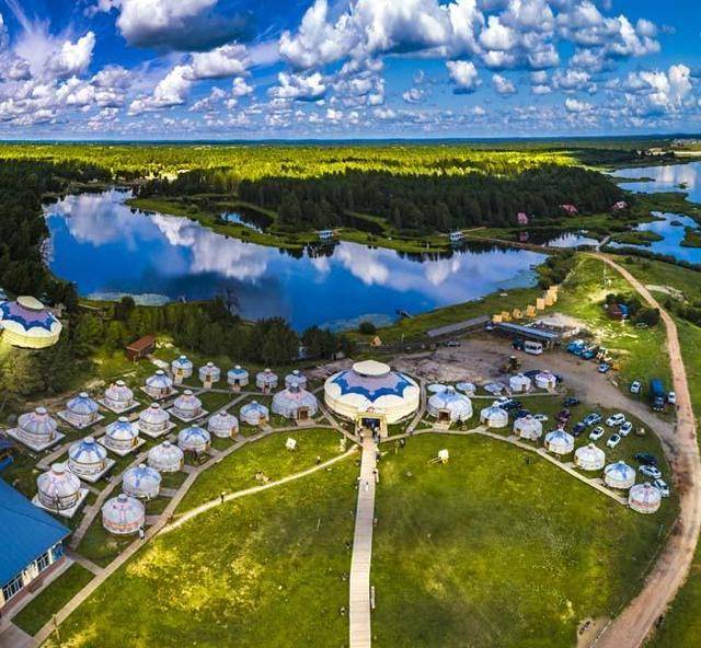 空中俯瞰呼伦美视觉盛宴贝尔情1