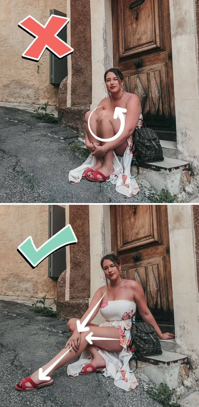 图片[4] - 一招成网美！超简单３０种《拍照POSE技巧》看一下就懂怎么摆姿势！ - xizi