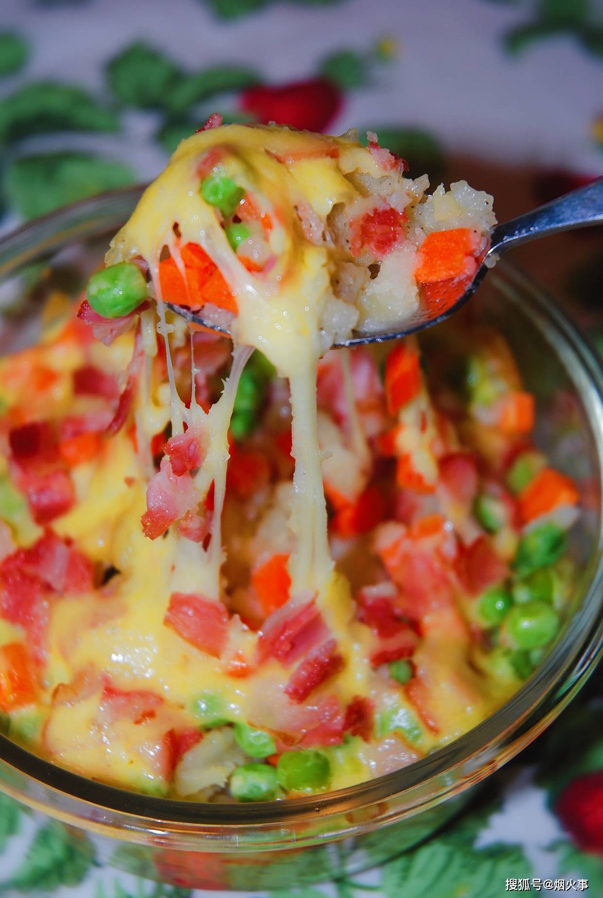 芝士培根焗土豆泥