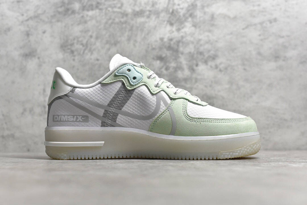 耐克空军一号薄荷夜光绿 nike air force 1 react 瑞亚轻量低帮板鞋cq