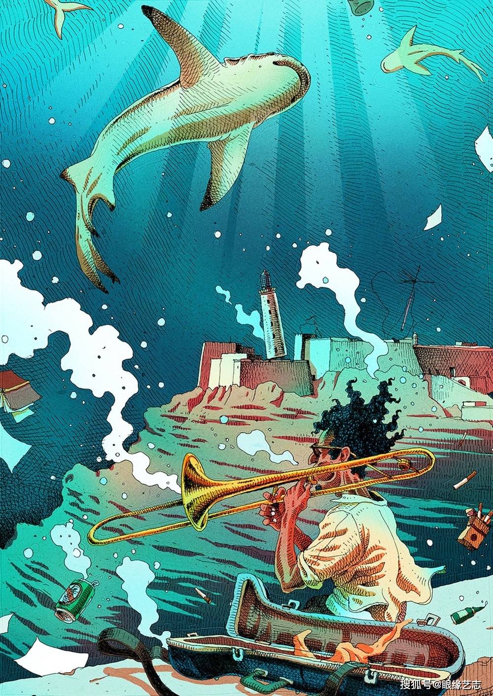 原创顶级插画师系列:看见《哈瓦那之梦》,听见《虚幻的爵士之城》