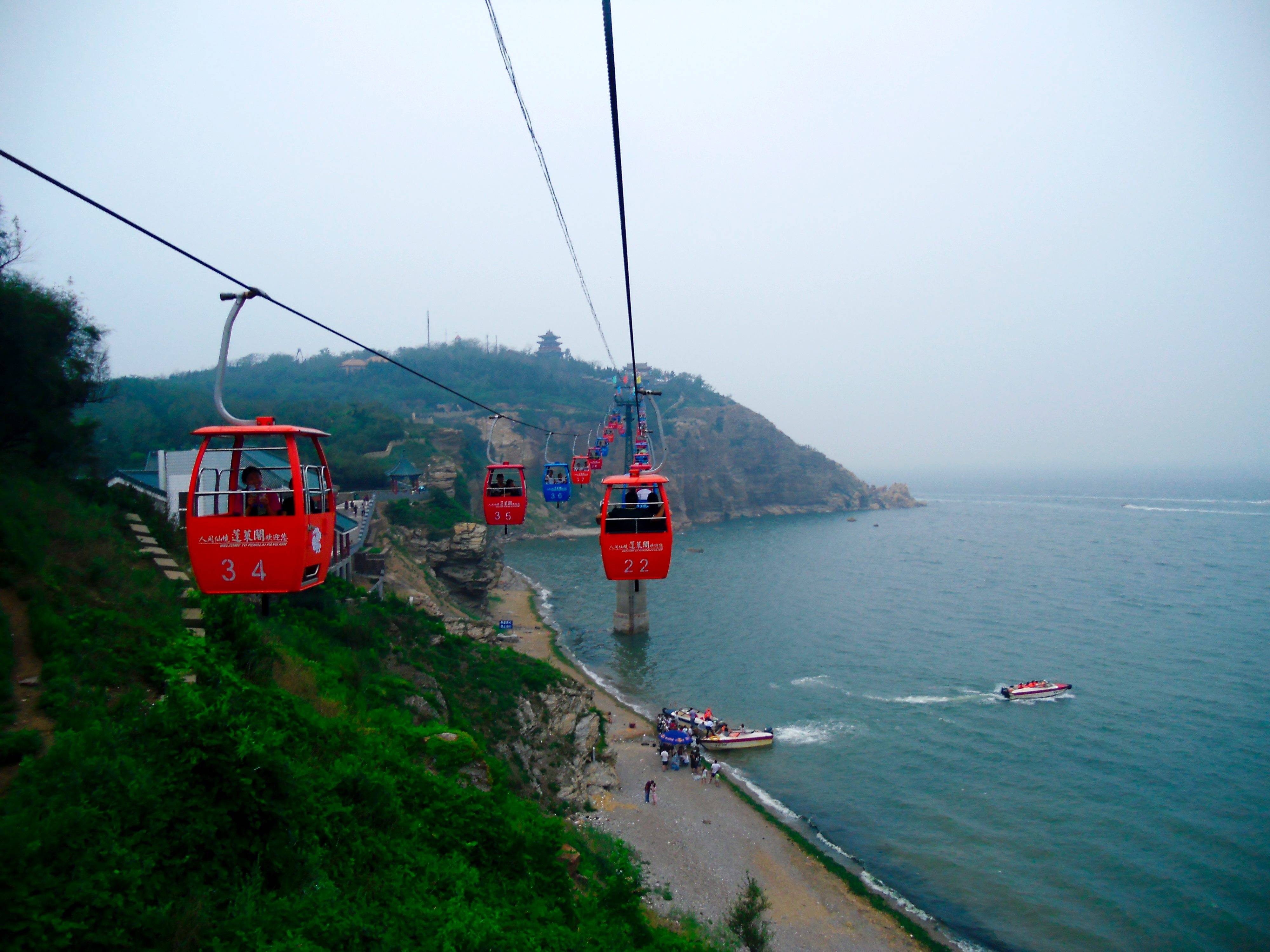 烟台蓬莱阁景区风光