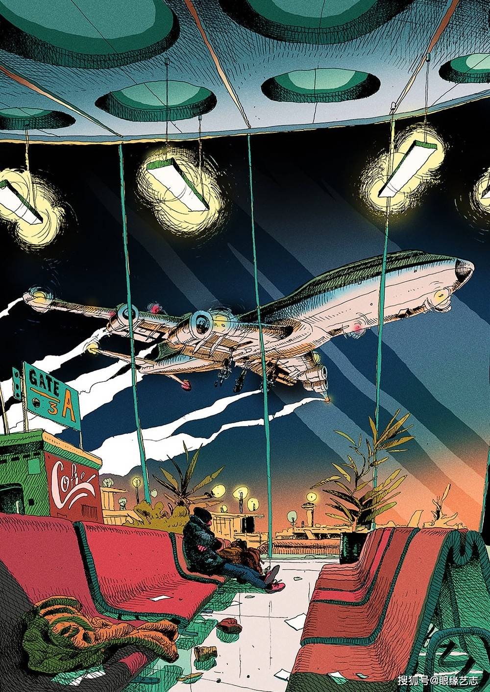 原创顶级插画师系列:看见《哈瓦那之梦》,听见《虚幻的爵士之城》