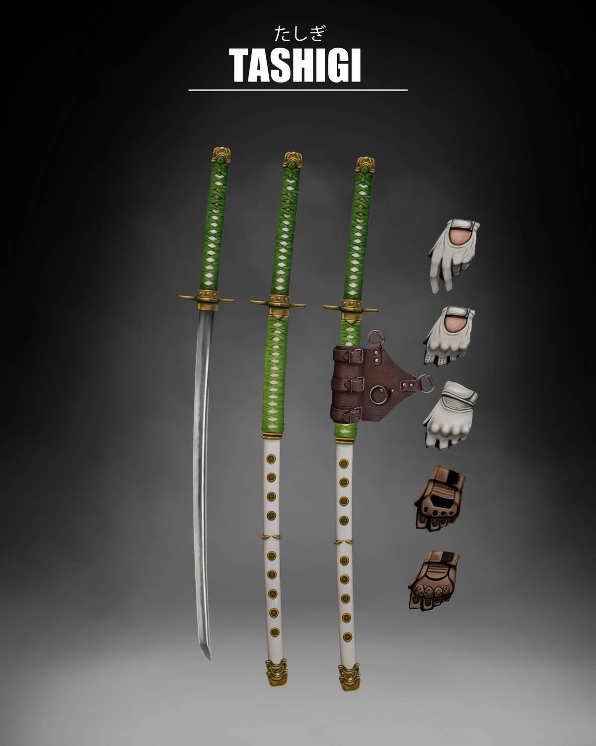 原创国外网友自制海贼王真人剧人物模型红发鹰眼帅炸有内味了