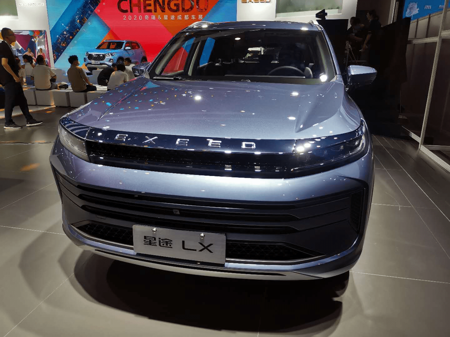 星途lx新车型成都车展实拍图亮相颜值智能双升级