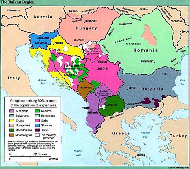 巴尔干半岛从冷兵器时代起,就是大国战场!