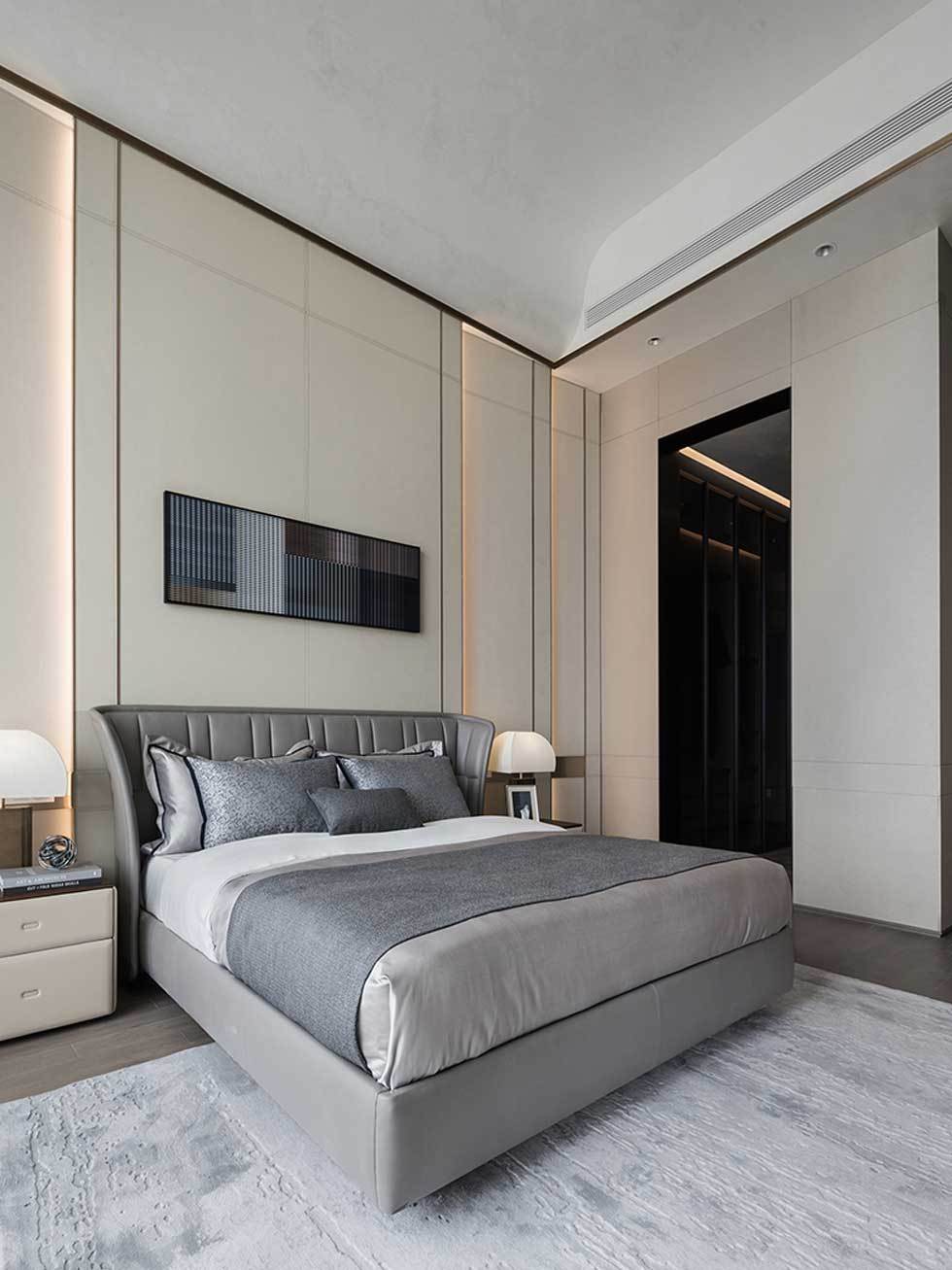 180平现代简约风格装修案例,极简 轻奢打造高级感