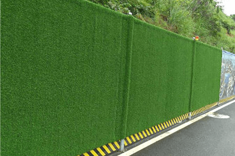 彩钢板绿篱围挡,提升城市品质