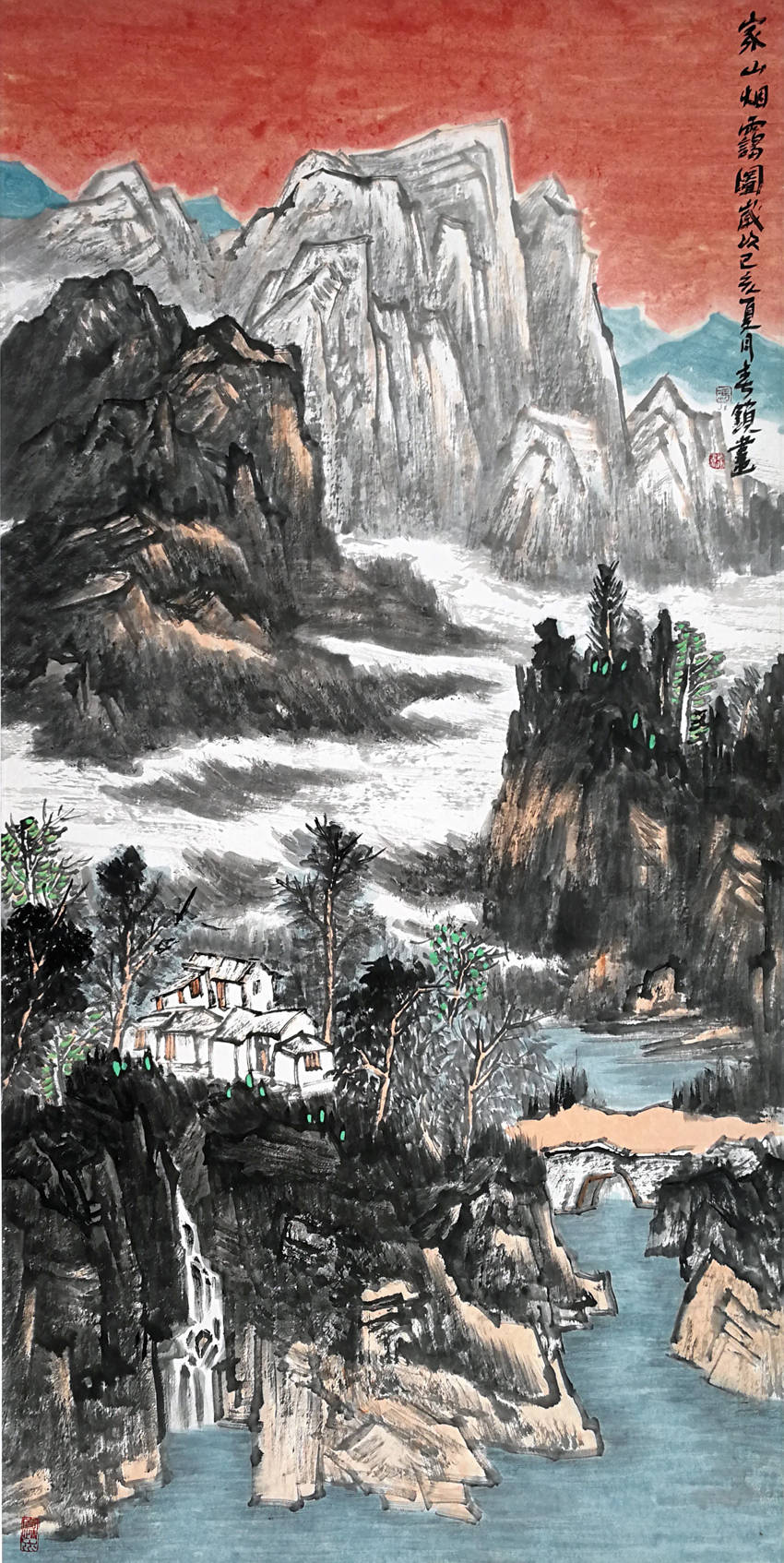 当代实力派山水画家冯春锁作品赏析