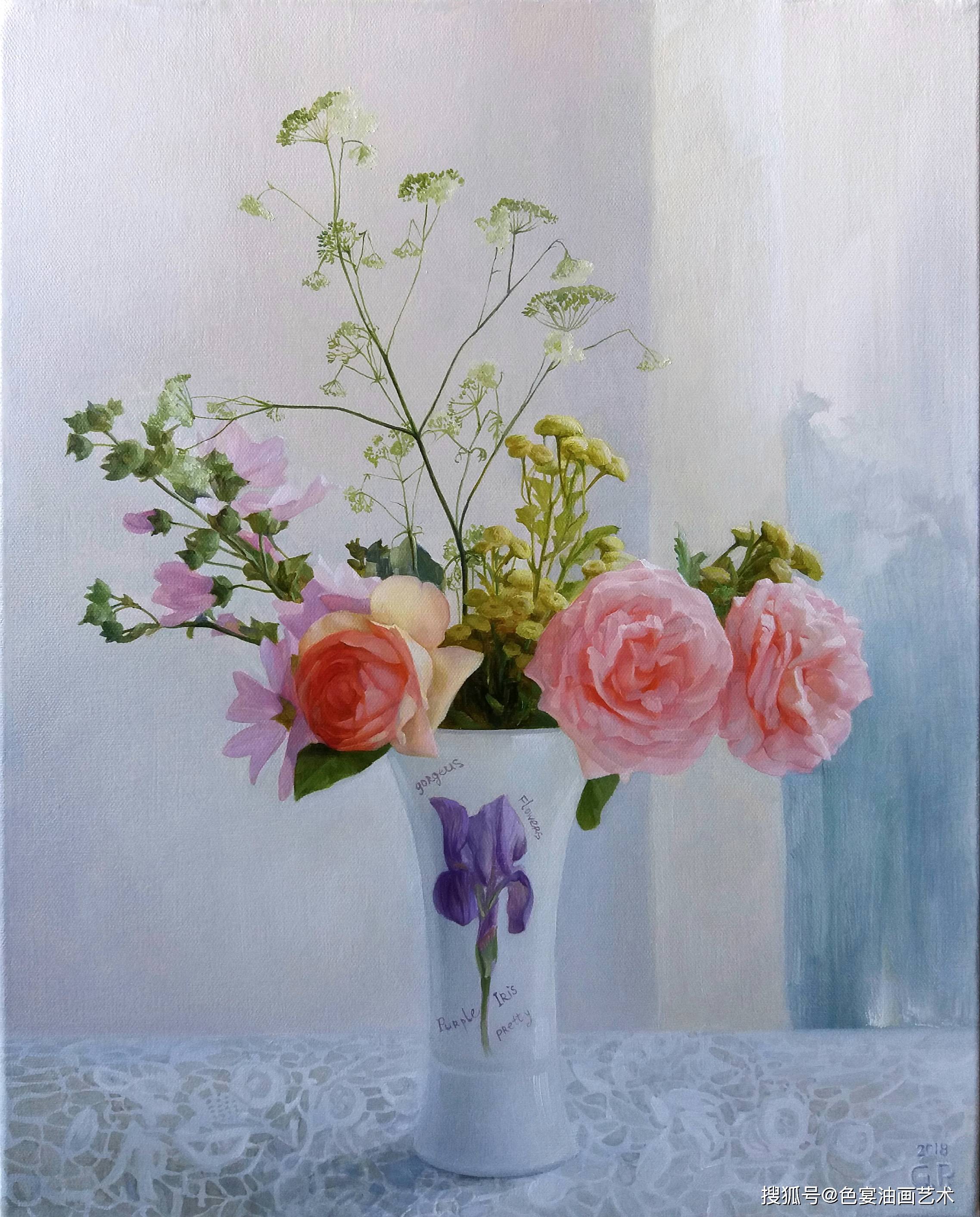 格伦娜帕夫连科写实油画作品欣赏