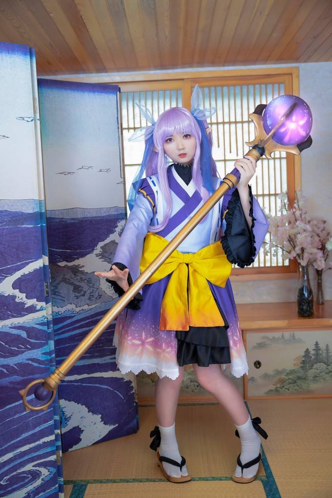 cos:公主连结-冰川镜华,我才不会犯规呢.