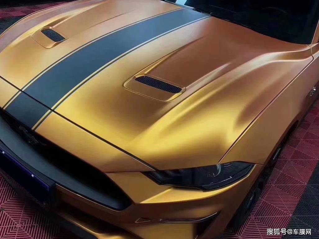 福特野马 贵族尊享·电光金属铜改色膜效果图