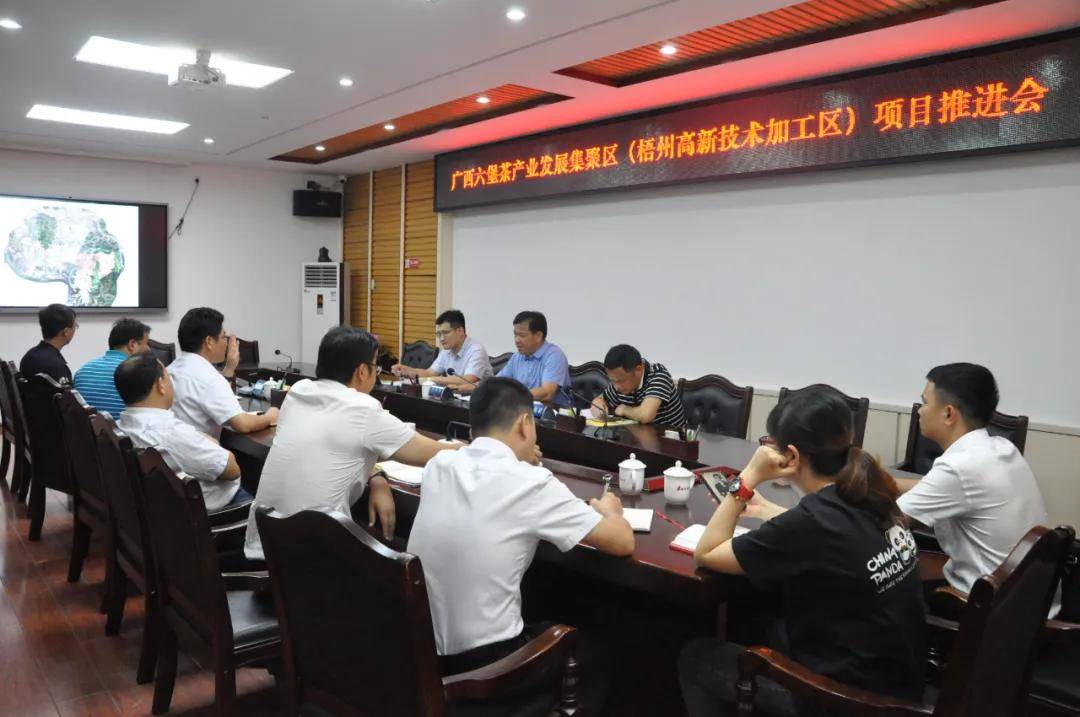 梧州市副市长何世恰调研广西六堡茶产业发展集聚区梧州高新技术加工区