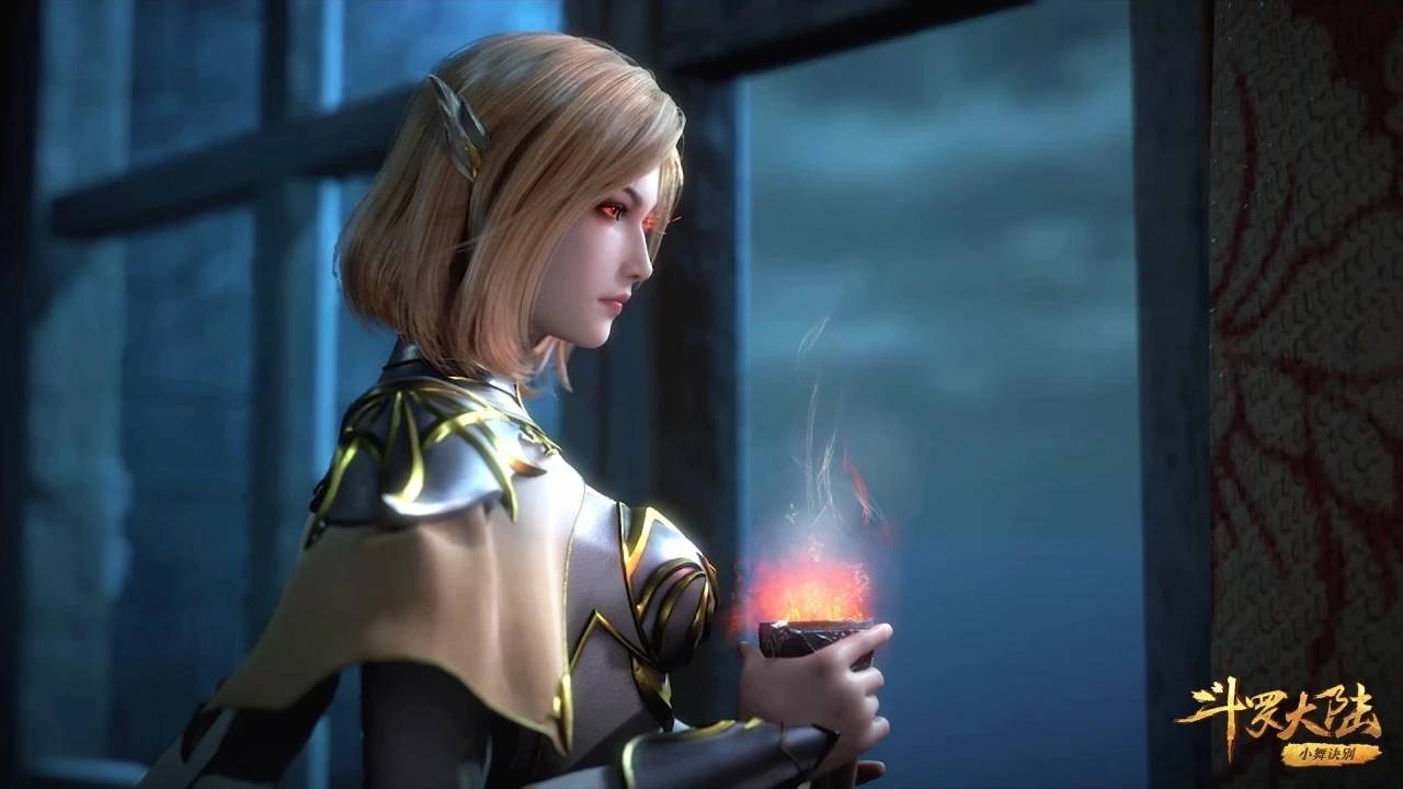 原创斗罗大陆第115集胡列娜蜜汁红脸终于对他动心唐银敢握手