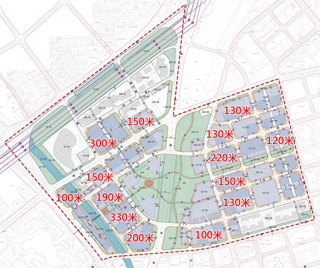 金桥城市副中心规划图图片