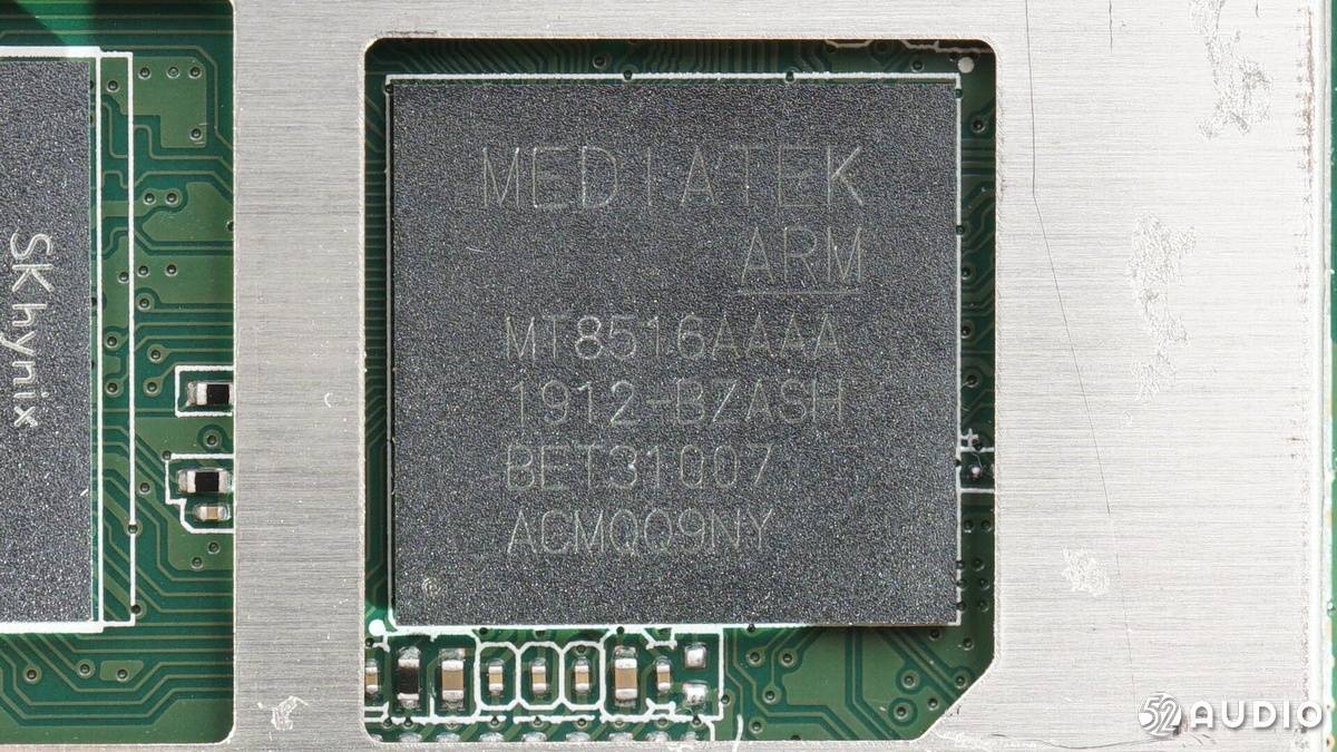 主控芯片为mediatek 联发科 mt8516aaaa 移动处理器芯片.