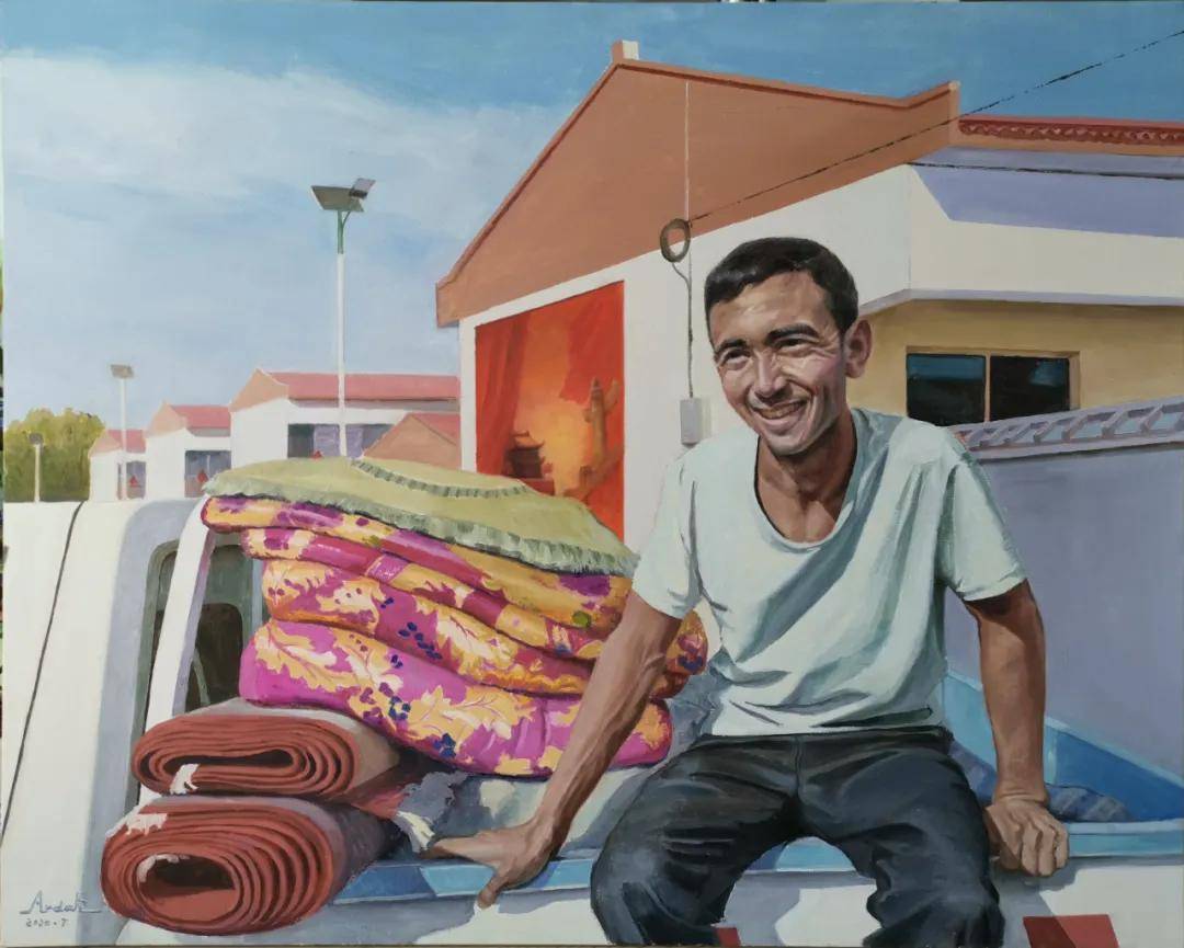 奋进·决胜——新疆画院脱贫攻坚主题美术创作作品展②_油画