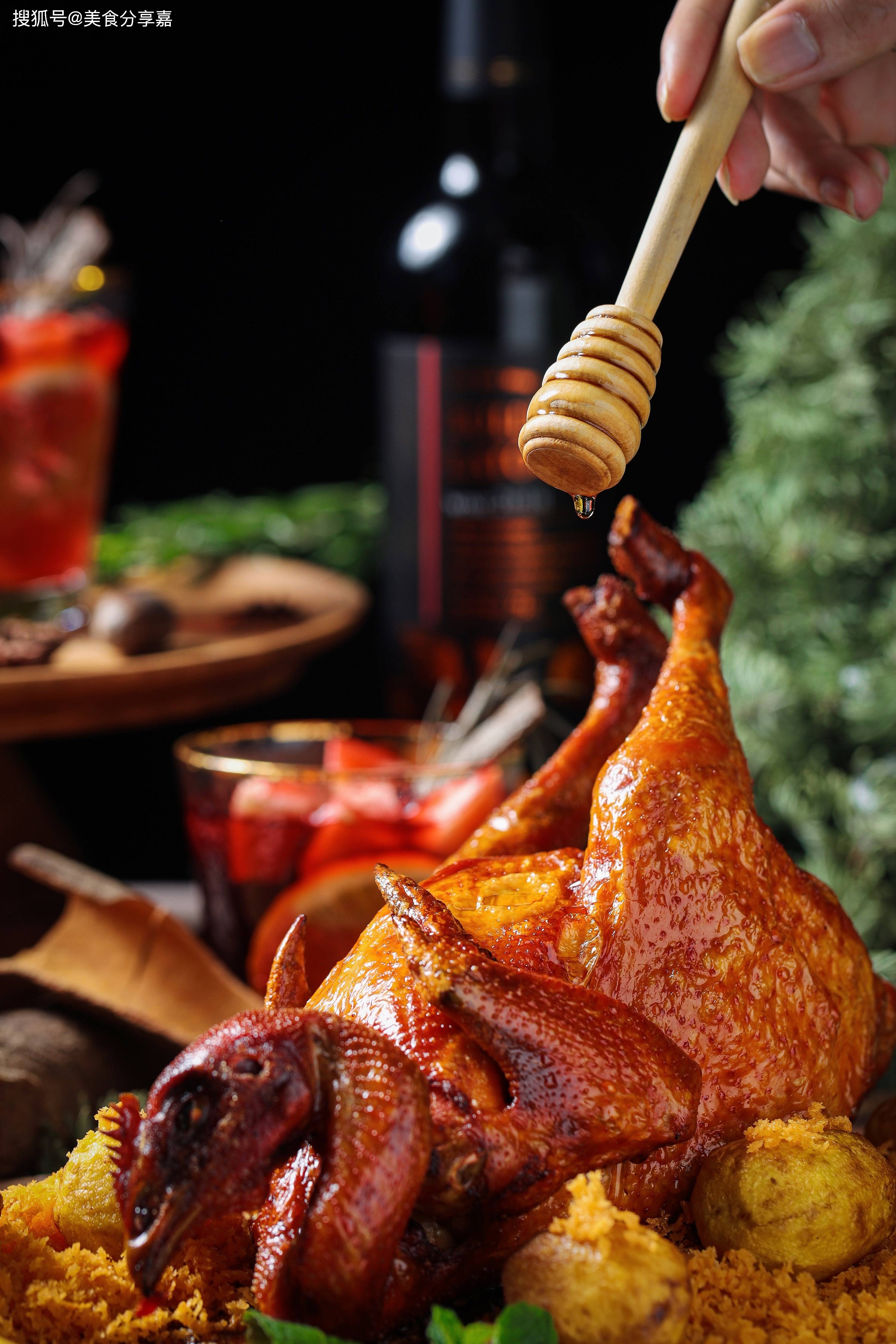 听说过——灵芝状元烤鸡嘛_果木