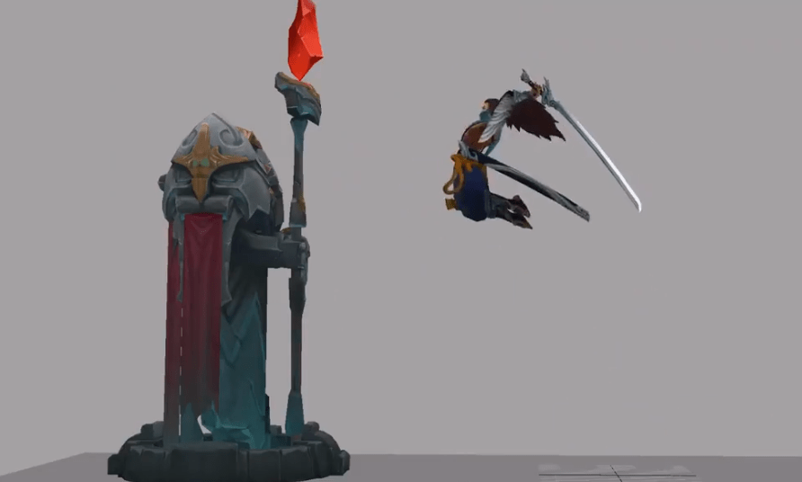 亚索拿刀劈塔,却惨遭网友吐槽!_金角