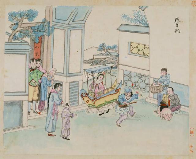 一个日本人,用117副风俗画,绘制了珍贵的《北京风俗百景图》!