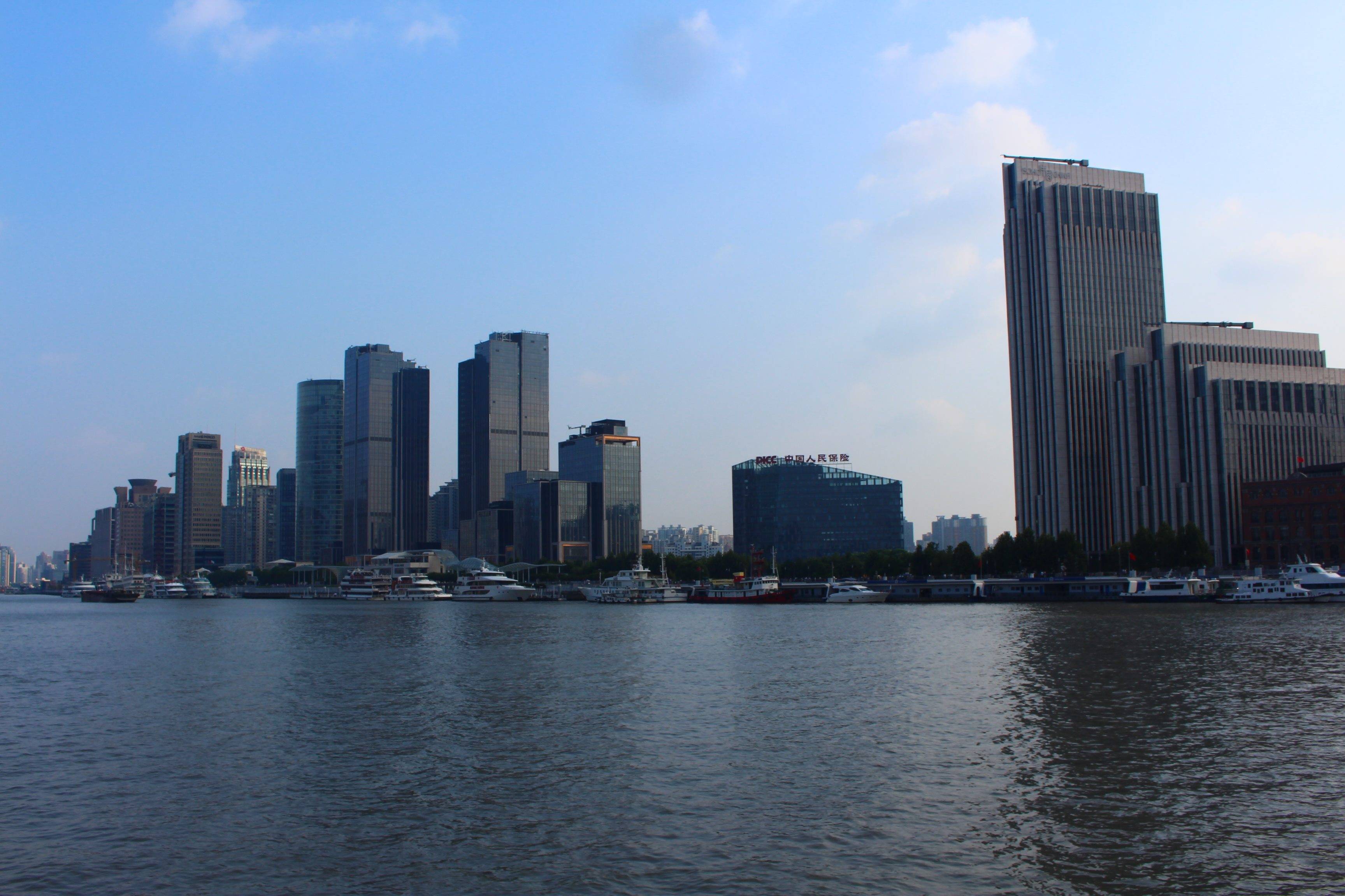 上海浦东新区与外滩风光