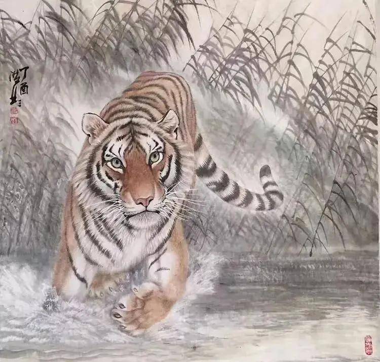 画家秦洪彬——画虎之最世界基尼斯获得者