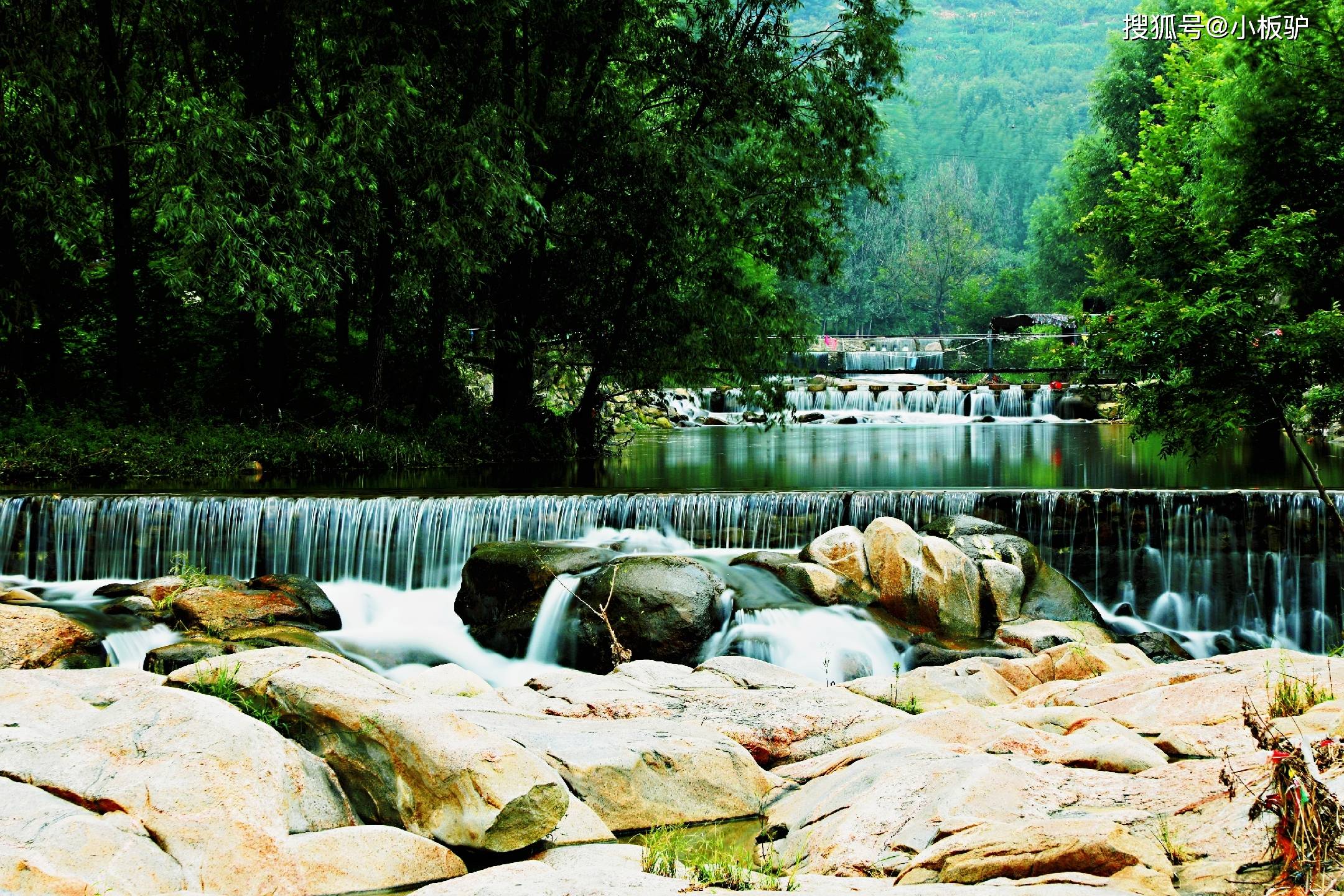 暴雨后黑山安流水风景随拍