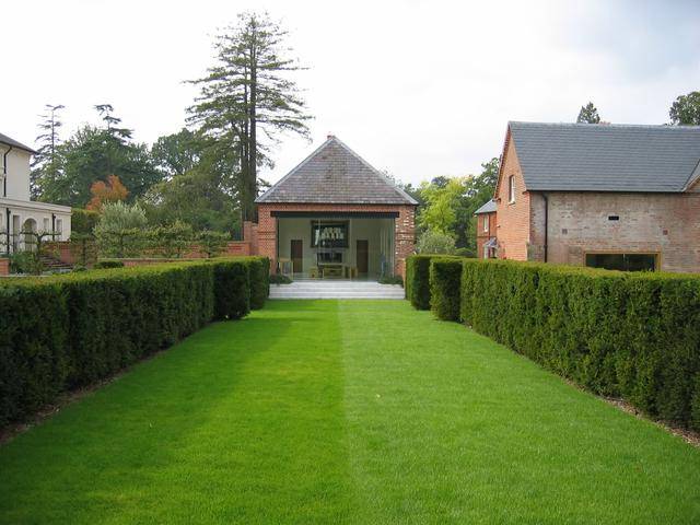 自然融为一体的花园英式花园景观