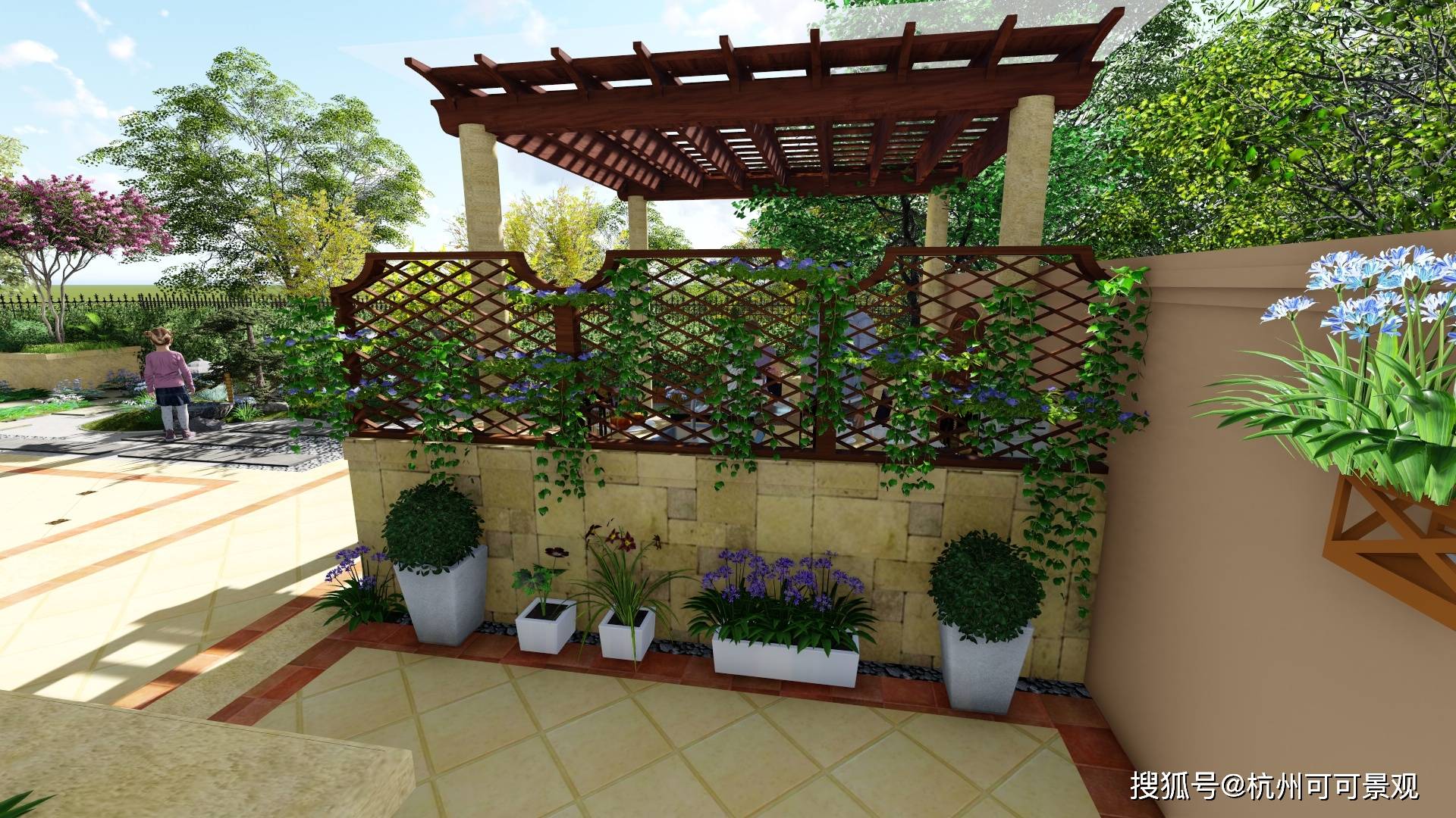 私家花园设计14款花园廊架廊亭盘点一款就让花园上档次你值得拥有