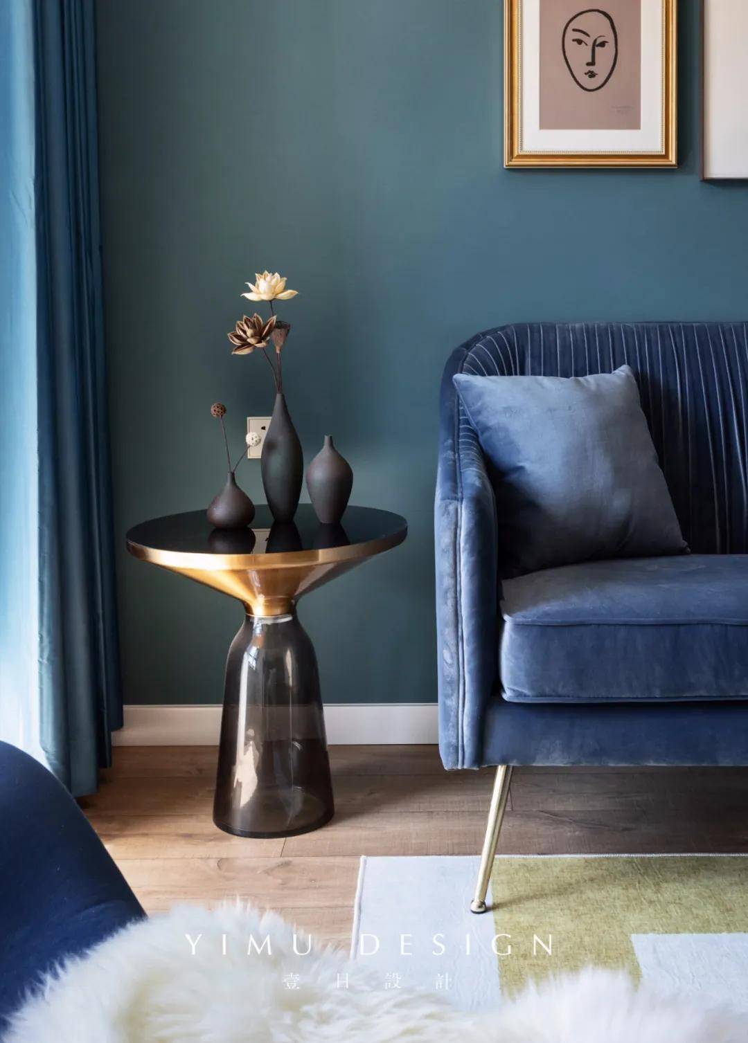 120㎡复古轻奢风三居浓郁的色彩这个家美得如油画一般