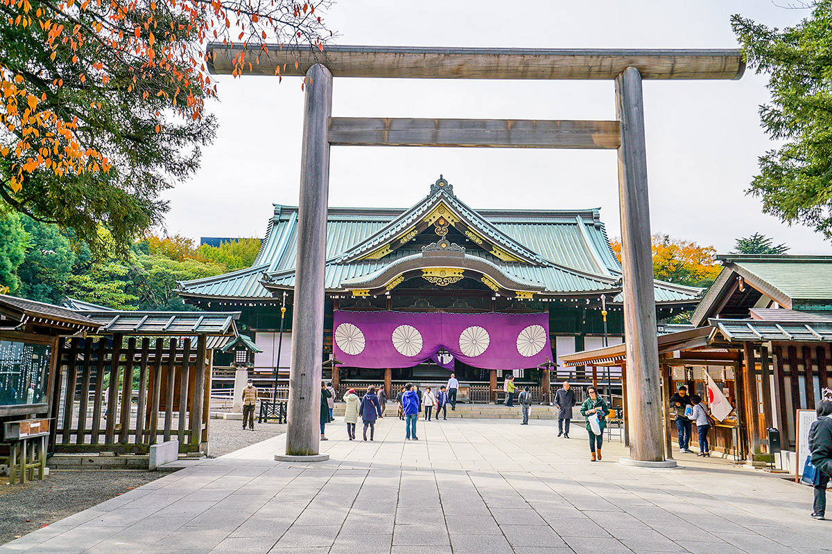 原创日本东京"靖国神社,是个中国人能认清日本军国主义危险的景点