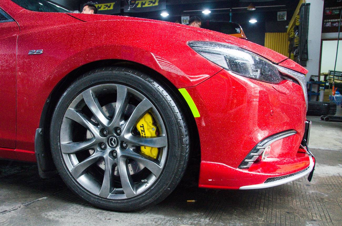 马自达阿特兹改装tei racing p60s刹车卡钳套件