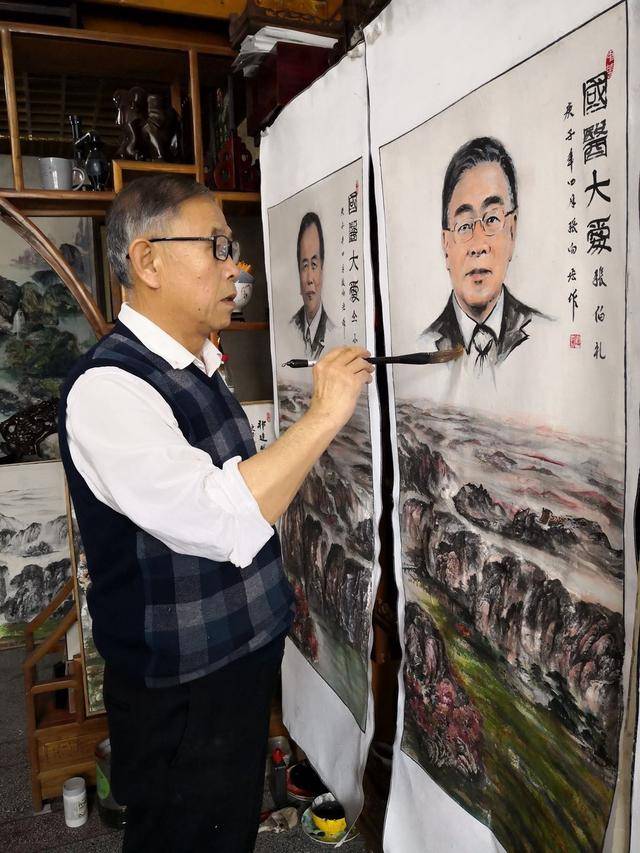 丹青寫天地,豪氣壯山河