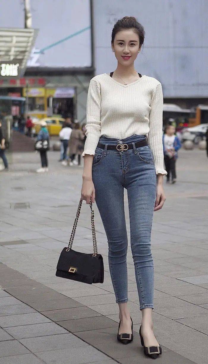 街拍丨初秋牛仔裤穿搭