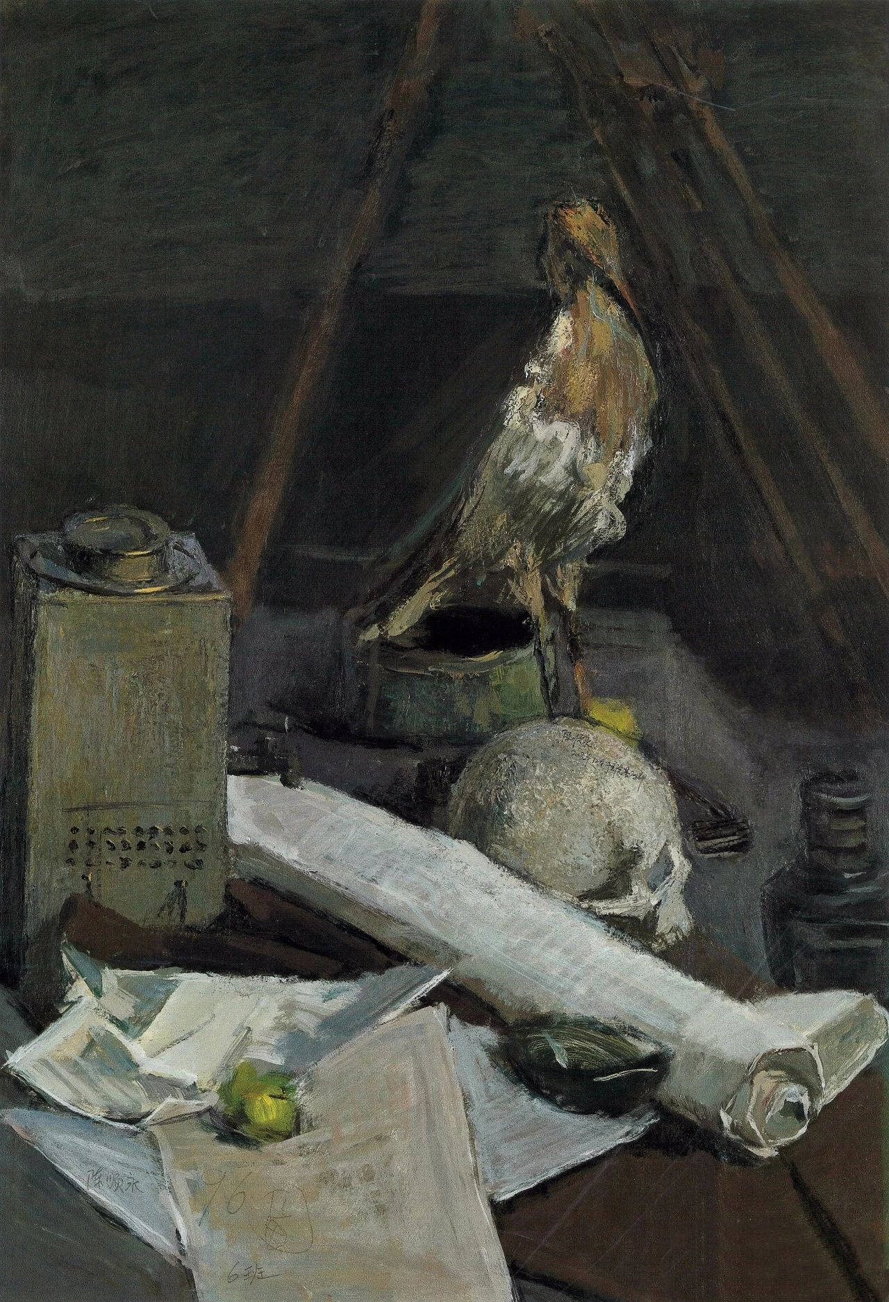 中国美术学院基础部色彩静物留校作业